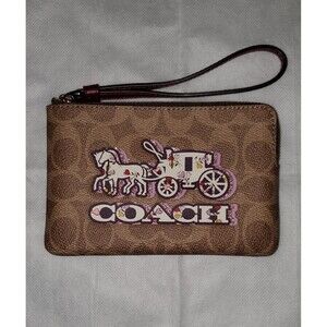 Coach Carriage Wristlet